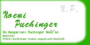 noemi puchinger business card